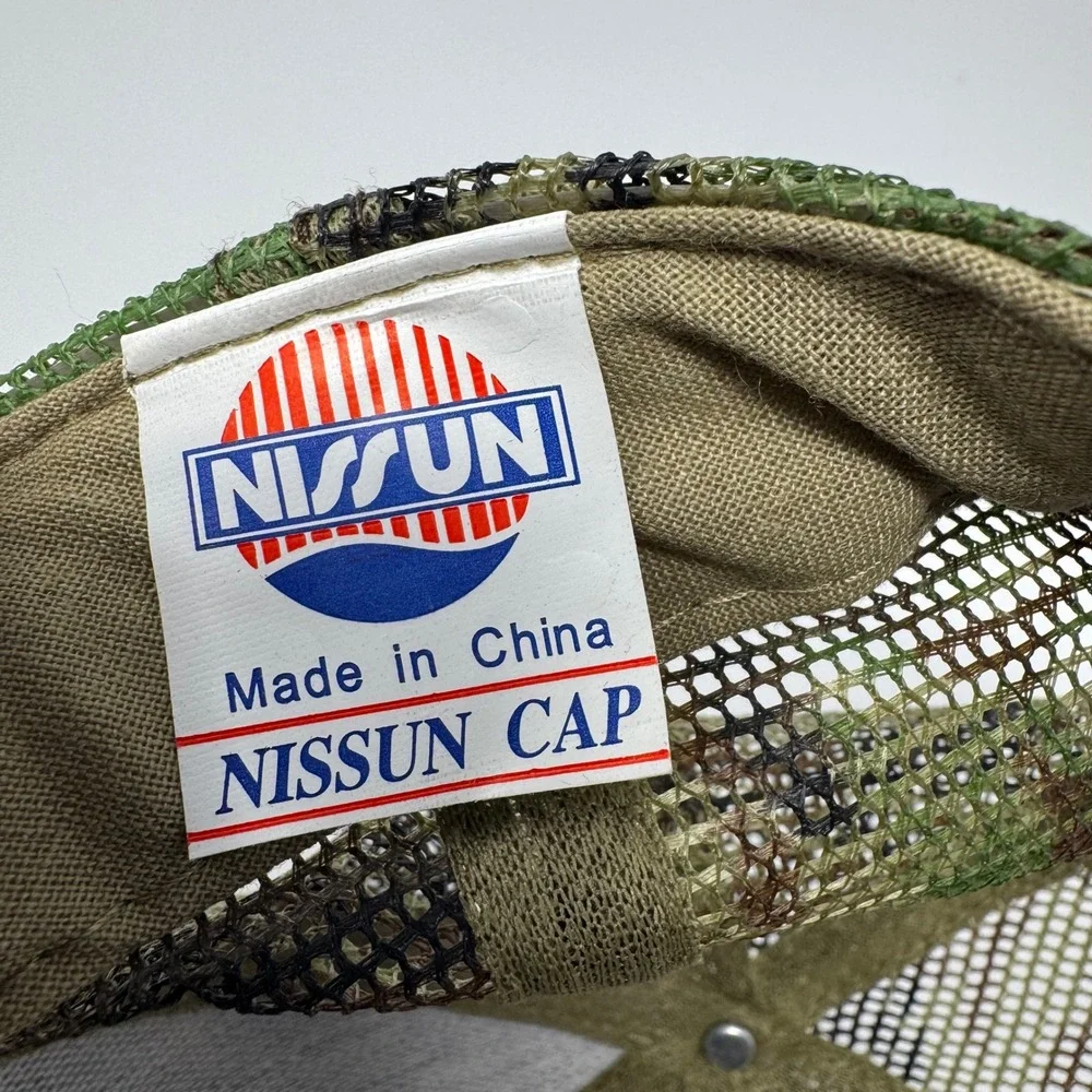 Nissun Allied Trucker Hat Camo Mesh Back Adjustable Snapback Baseball Cap